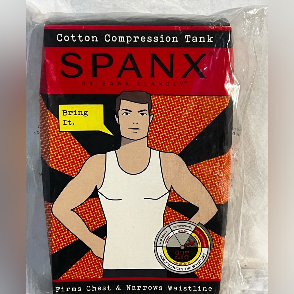 Spanx - Men’s Black Compression Tank - size Large